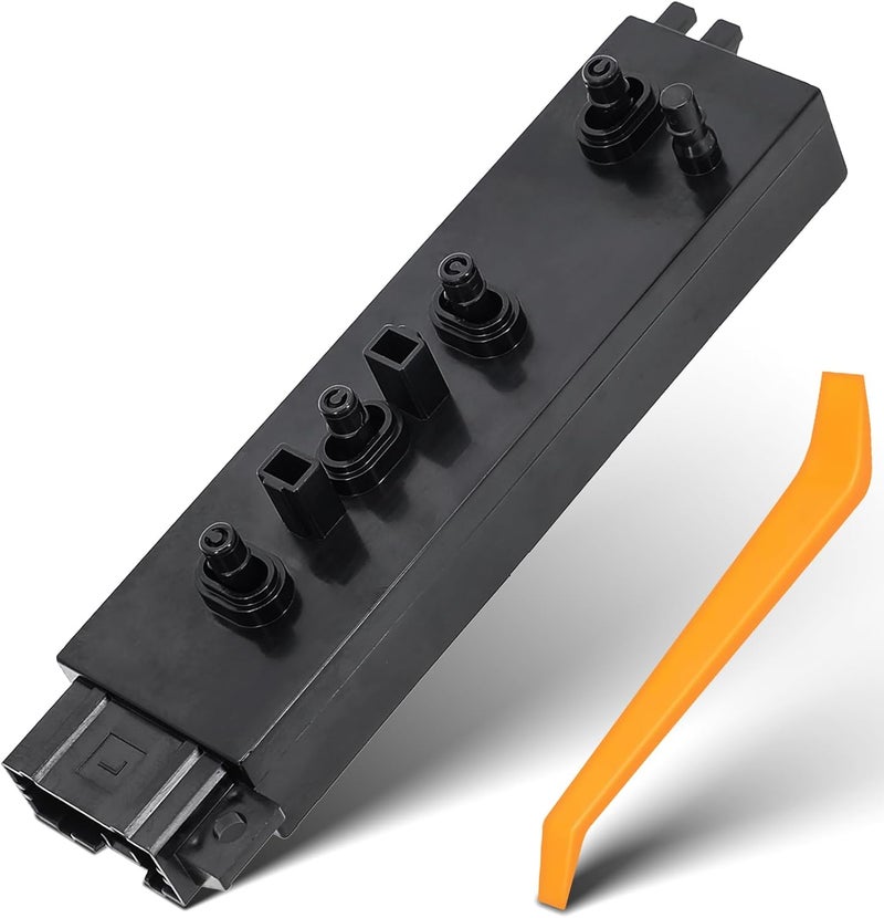 Sorghum Power Seat Switch - Front Left Driver Side Adjustment Switch Control 8 Ways Compatible with Honda Accord 03-25 Civic 14-25 Odyssey 05-24 CR-V HR-V Acura ILX MDX TSX RDX Replace# 81653-SDB-A71 - Image 1
